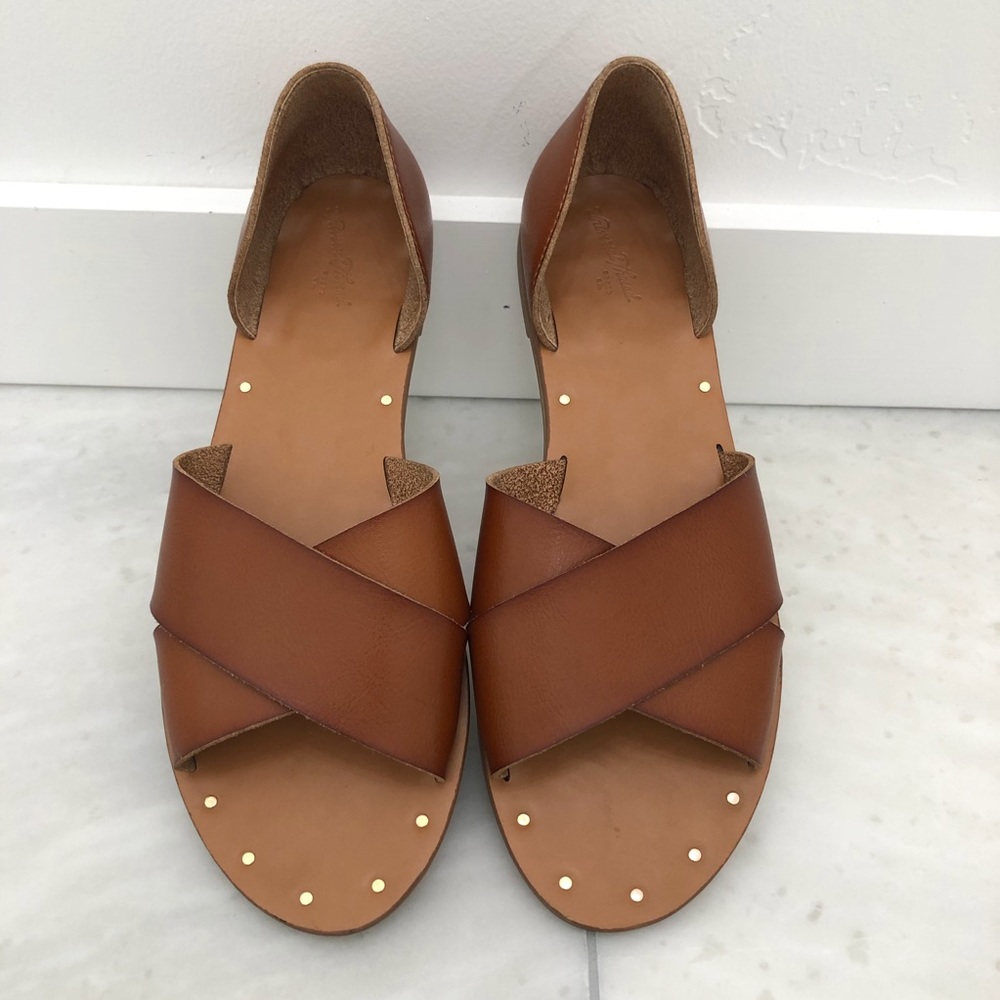 Like New Leather Huarache Sandals SZ 9.5